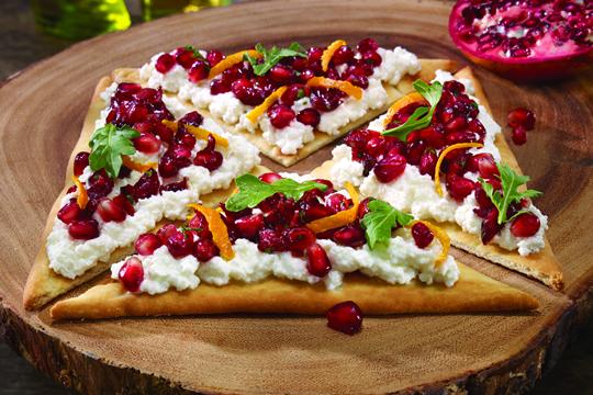 Pomegranate Ricotta Flatbread | Rich's Canada