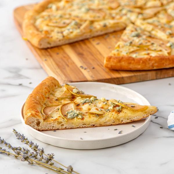 Blue Cheese, Pear, Lavender Pizza | Rich's Canada