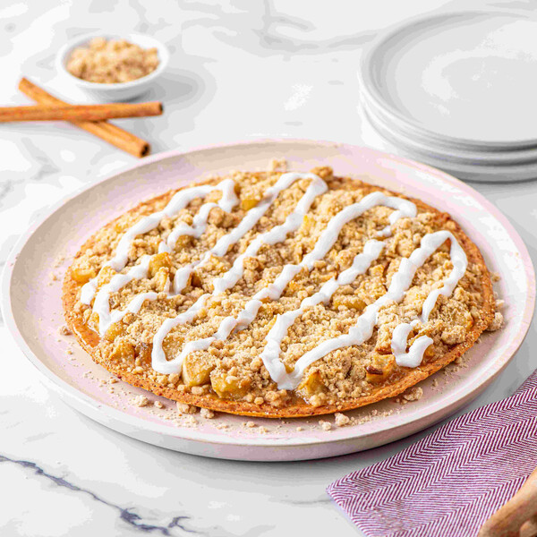 sweet apple dessert pizza