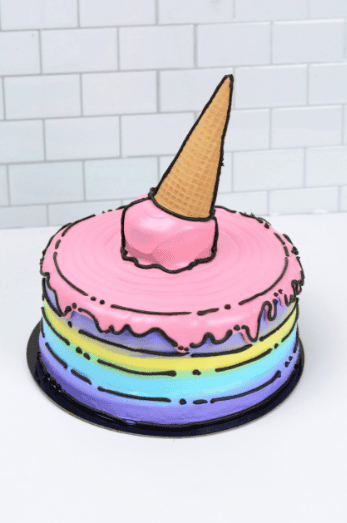 comic cake