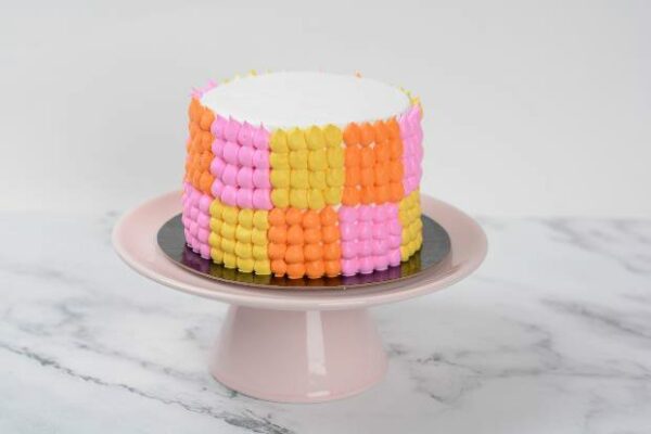 colorful vintage cake