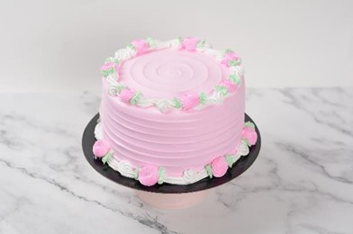 pink vintage cake