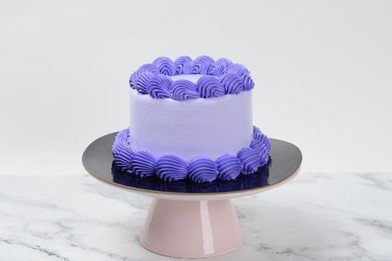 purple vintage cake